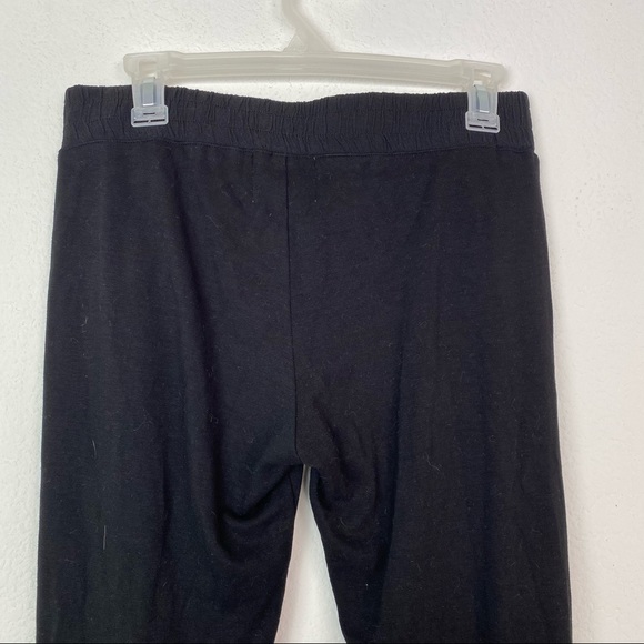 MONROW Black Crepe Skinny Pocket Joggers SZ M - Picture 7 of 9